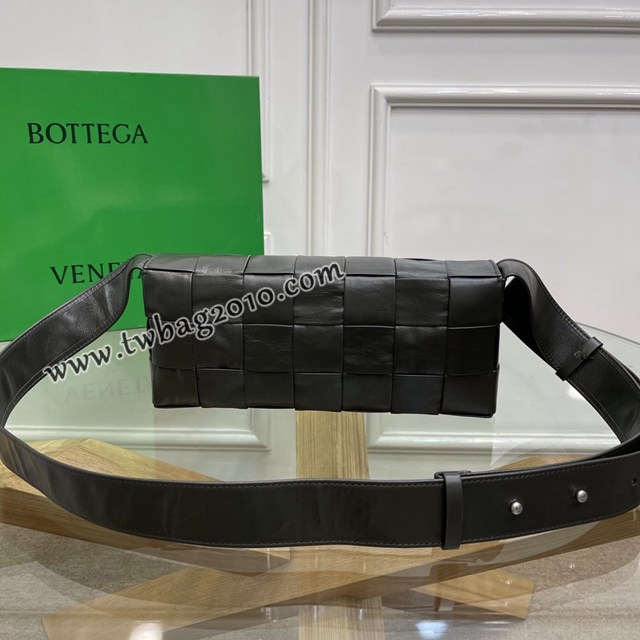 Bottega veneta高端女包 KF0010 寶緹嘉CASSETTE編織女包挎包 BV經典款粗編腰包  gxz1306